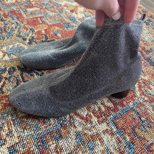 Zara sparkly sock boot
